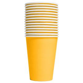 Pahvimukit Keltainen 21cl 14 kpl