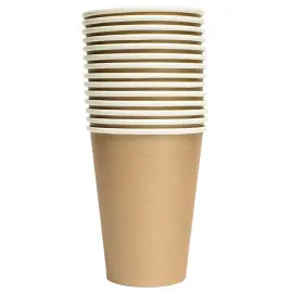 Pahvimukit Kulta 21cl 14 kpl