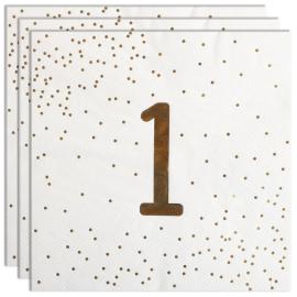 Kultaiset 1-vuotisservetit Pilkuilla 16 kpl