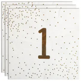 Kultaiset 1-vuotisservetit Pilkuilla 16 kpl
