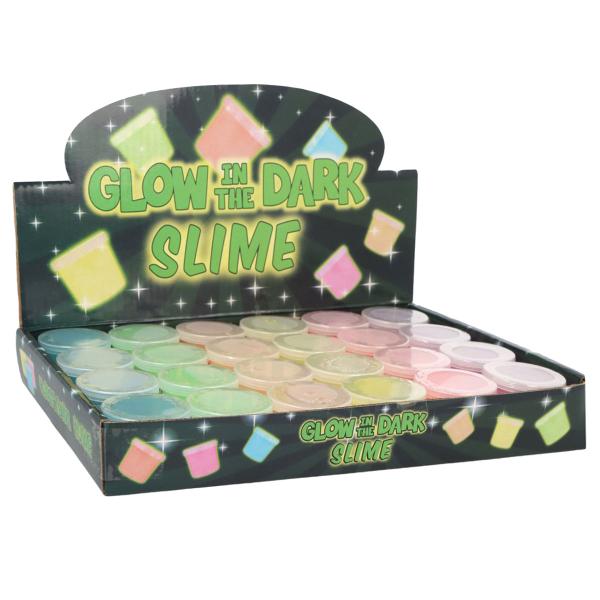 Pimeässä Hohtava Slime Purkissa 20 g