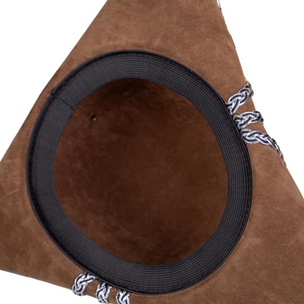 Merirosvohattu Kolmikolkka Ruskea