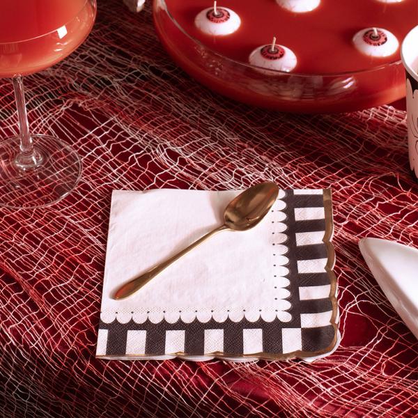 Kultareunaiset Servetit 12-kpl