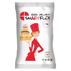 Smart Flex Sokerimassa Punainen 1 Kg