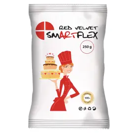 Smart Flex Sokerimassa Punainen 250 Grammaa