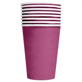 Pahvimukit Violetti 21cl 8 kpl