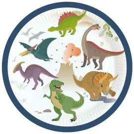 Happy Dinosaur Pieni Pahvilautaset