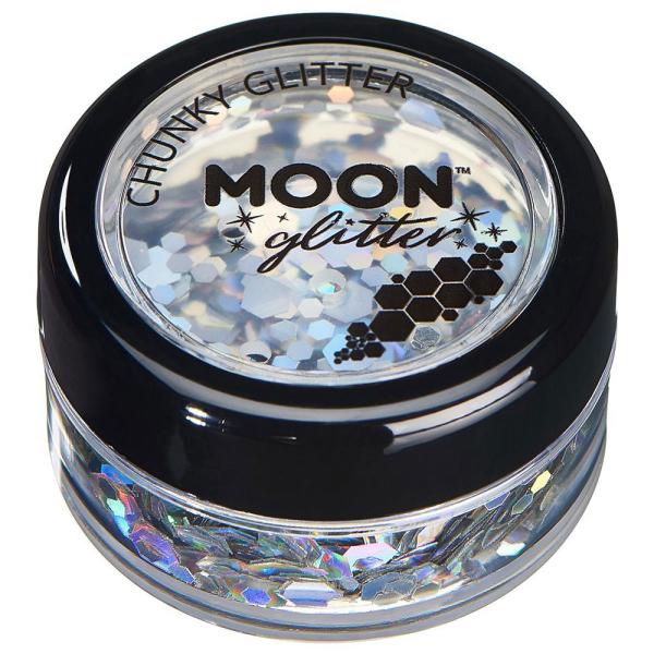 Moon Glitter Holografinen Chunky Glitter