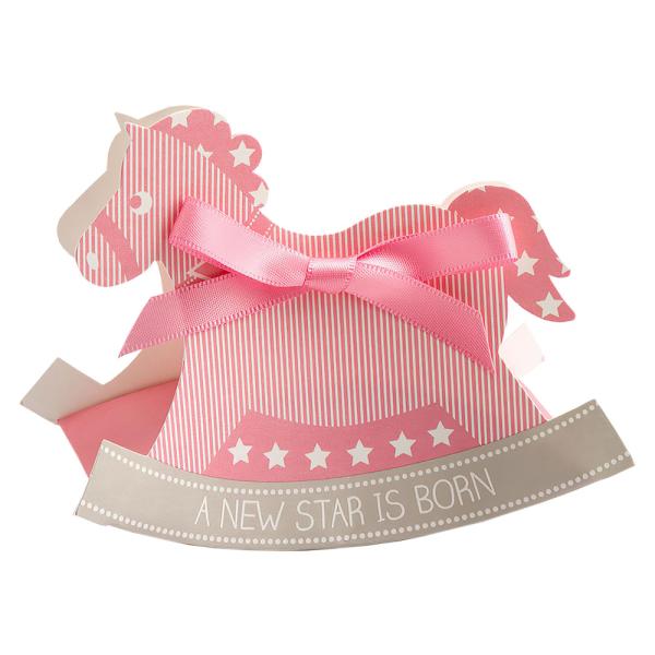 A New Star Lahjarasiat Keinuhevonen Vaaleanpinkki
