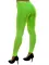 80-luvun Leggingsit Neonvihreä