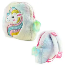 Reppu Lapset Fluffy Yksisarvinen