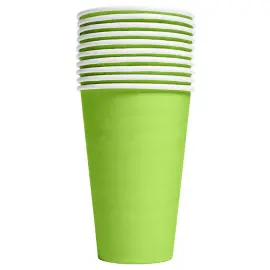 Pahvimukit Limenvihreä 35cl 10 kpl