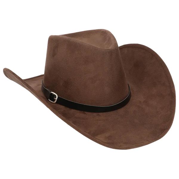 Villi Länsi Ruskea Cowboyhattu