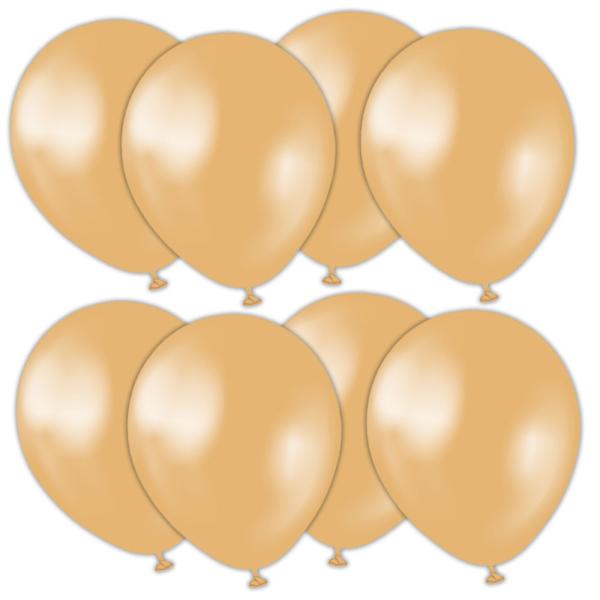 Lateksiilmapallot Metallic Kulta 13cm 25 kpl