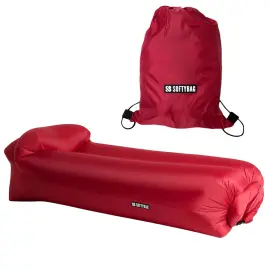 Softybag Lounge-sohva Chilinpunainen 175 x 75 x 50 cm