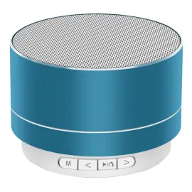 Pyöreä Mini Bluetooth Kaiutin Sininen