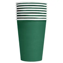 Pahvimukit Tummanvihreä 21cl 8 kpl