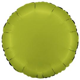 Pyöreä Folioilmapallo Satiini Matcha Latte