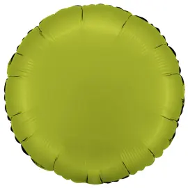 Pyöreä Folioilmapallo Satiini Matcha Latte
