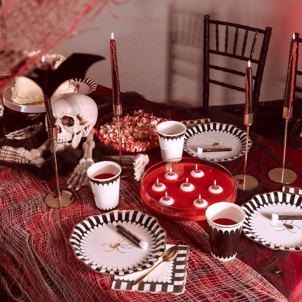 Kultareunaiset Servetit 12-kpl