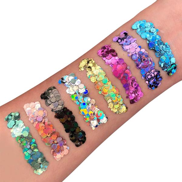 Moon Glitter Holografinen Chunky Glitter