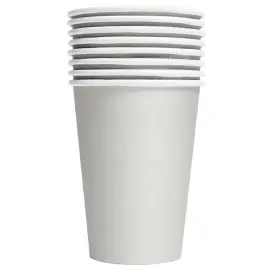 Pahvimukit Hopea 21cl 8 kpl