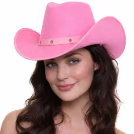 Cowboyhattu Vaaleanpunainen