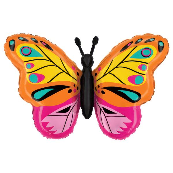 Folioilmapallo Värikäs Perhonen