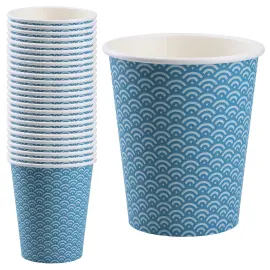 Pahvimukit Aallot 23 cl 25-kpl