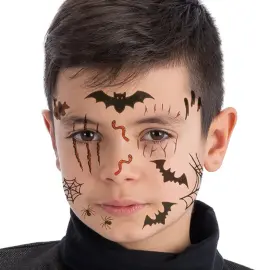 Halloween Väliaikaiset Kasvotatuoinnit