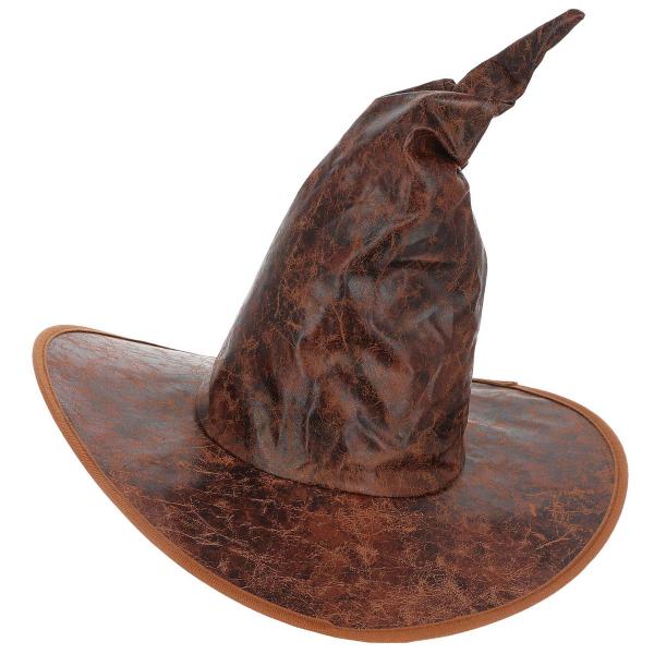 Kuluneen Nahkan Näköinen Velhohattu