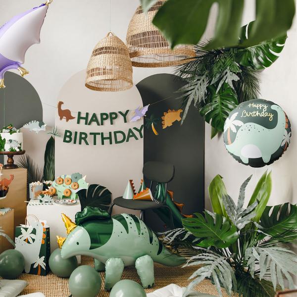 Folioilmapallo Happy Birthday Dinosaurus 35 cm
