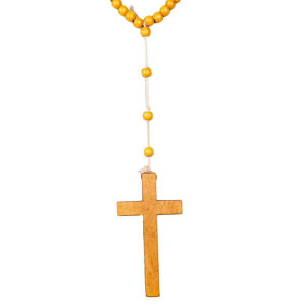 Rukousnauha Munkkiristillä Puusta