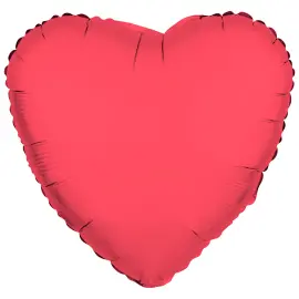 Folioilmapallo Syd&auml;n Neon Punainen