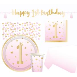 Juhlapaketti 1 v Vaaleanpunainen/Kulta 35-pakkaus