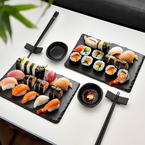 Sushi-setti Musta 8 kpl