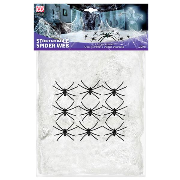 Valkoinen Hämähäkinverkko Hämähäkeillä 200g