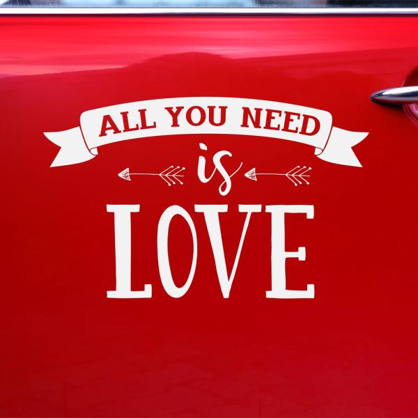 All You Need Is Love Auton Koristetarra