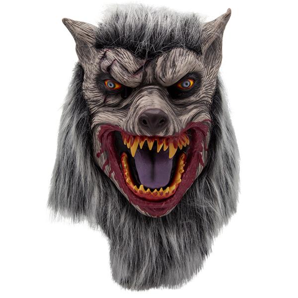 Lateksinaamio Susi Hiuksilla