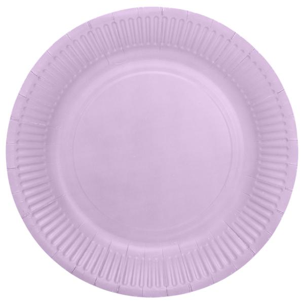 Pahvilautaset Laventeli 23cm 8 kpl