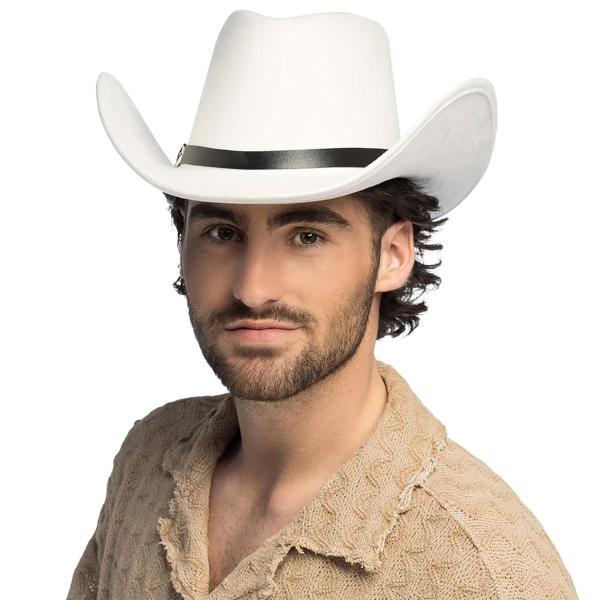 Villi Länsi Valkoinen Cowboyhattu