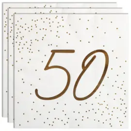 Servetit 50 vuotta Kulta Pilkuilla 16 kpl