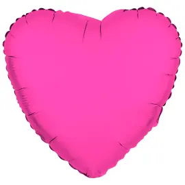 Folioilmapallo Syd&auml;n Neonpinkki