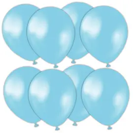 Lateksiilmapallot Pearl Sky Blue 13cm 25 kpl