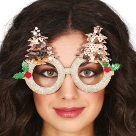 Kimaltelevat Silm&auml;lasit Joulukuusikoristeilla