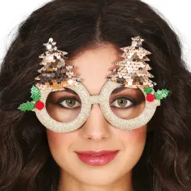 Kimaltelevat Silm&auml;lasit Joulukuusikoristeilla