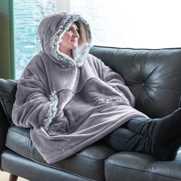 Snug-Rug Eskimo Huppari Violetinharmaa