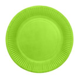 Pahvilautaset Limenvihreä 18cm 8 kpl