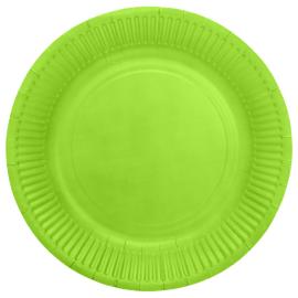 Pahvilautaset Limenvihreä 23cm 8 kpl