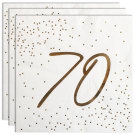 Servetit 70 vuotta Kulta Pilkuilla 16 kpl